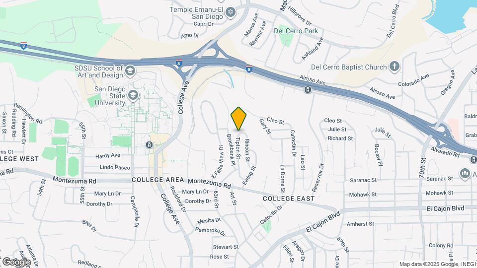 5262 Tipton St Map and Location Details