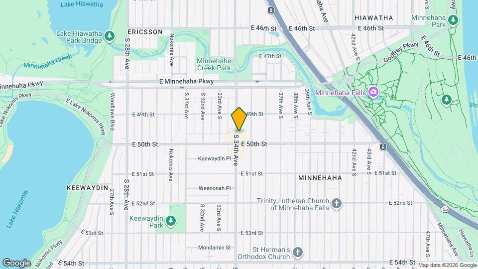 4935 34th Ave S, Unit Upper Unit Map and Location Details