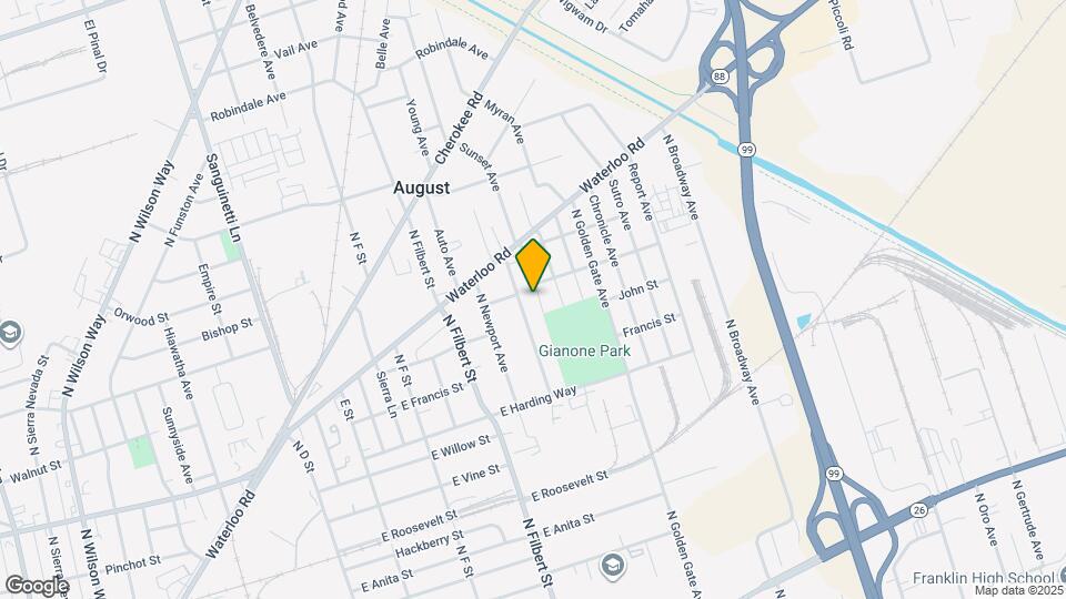 1643 Sunset Ave Map and Location Details