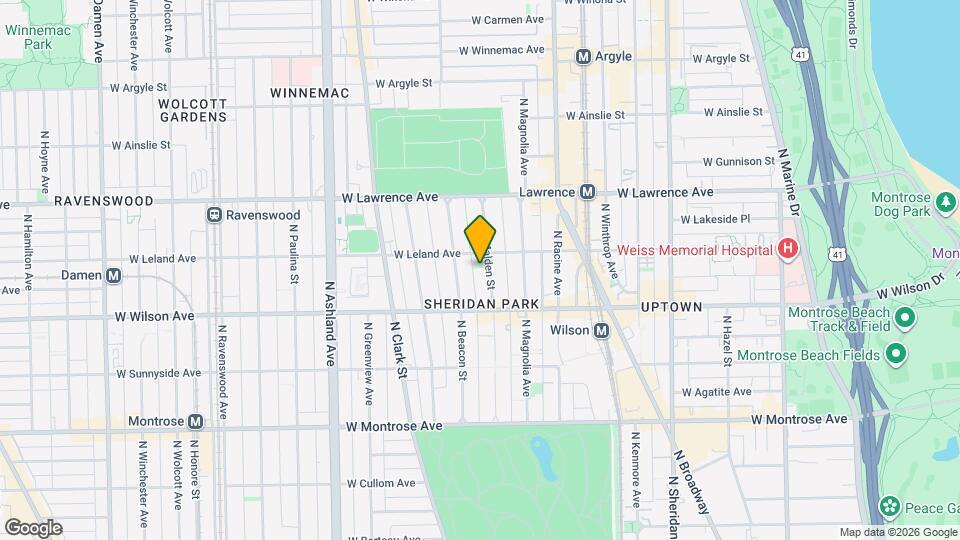 4642 N Malden St, Unit 4503-1B Map and Location Details