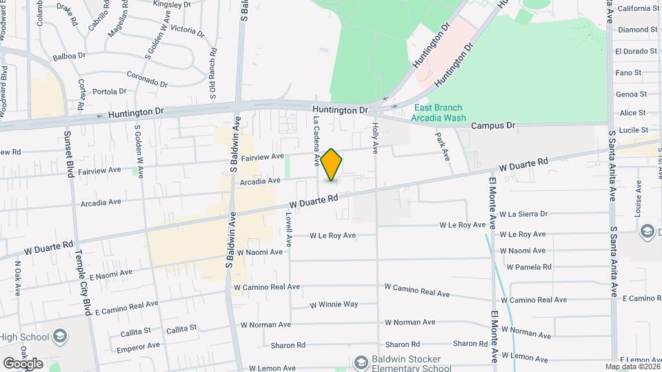 471 W Duarte Rd Mapa y Detalles de la Ubicación