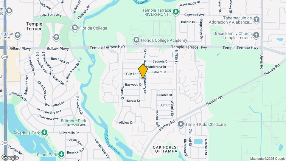 8606 Chinaberry Dr Map and Location Details