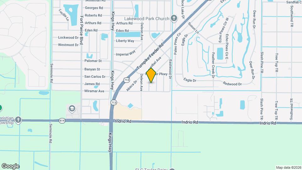 5006 Sanibel Ave Map and Location Details