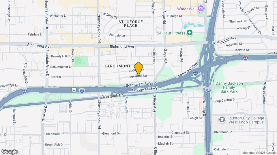 5341 Pagewood Ln Map and Location Details