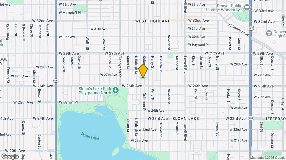 2633 Quitman St Map and Location Details