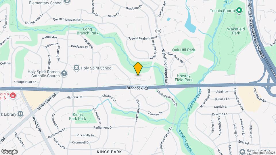 8524 Canterbury Dr Map and Location Details