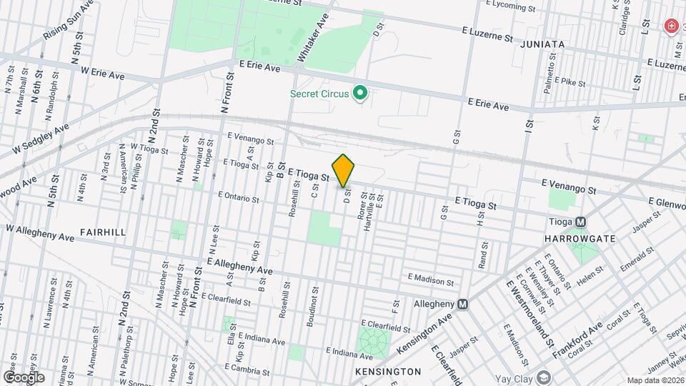 3442 D St Map and Location Details