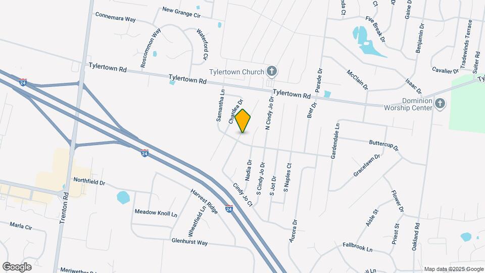 1015 Cindy Jo Ct Map and Location Details