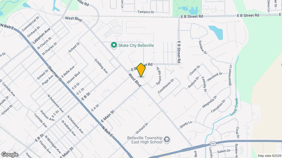 1721 Spruce Hill Dr Map and Location Details