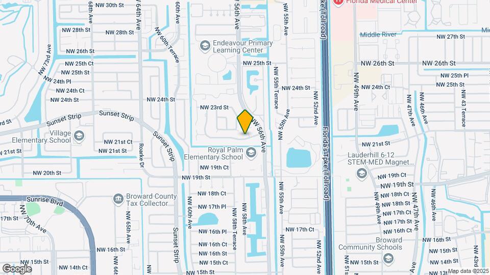 5701 NW 21st St Map and Location Details