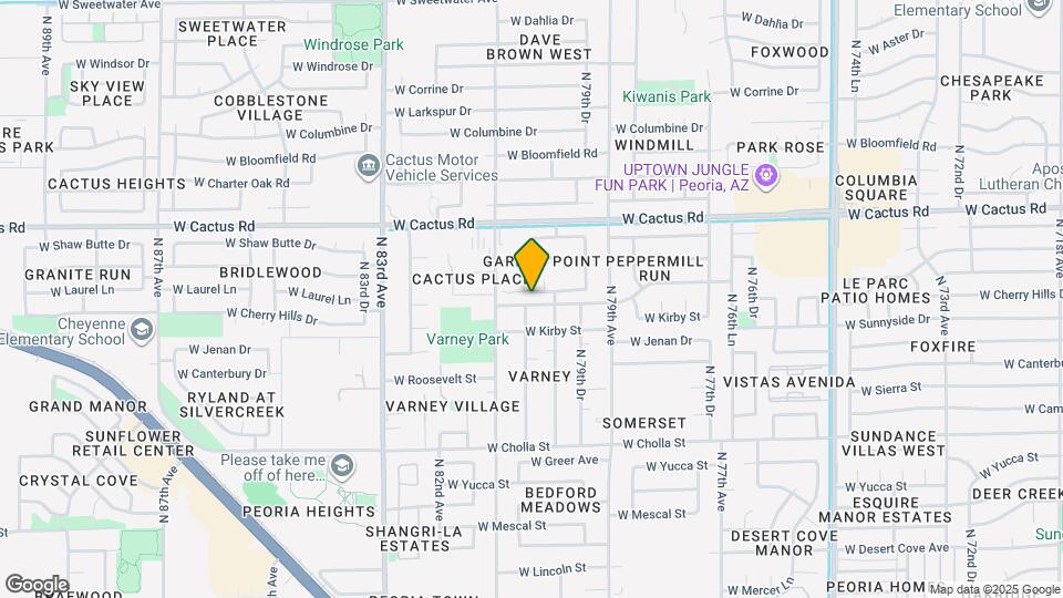 8027 W Laurel Ln Map and Location Details