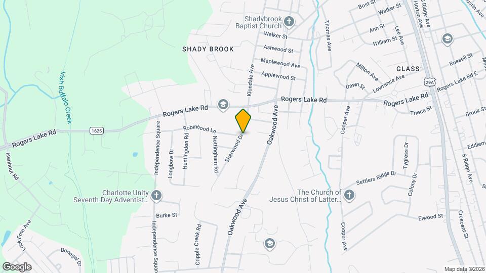 1407 Sherwood Dr Map and Location Details