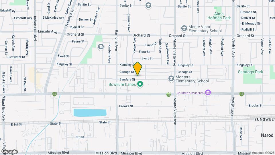 4644 Bandera St Map and Location Details