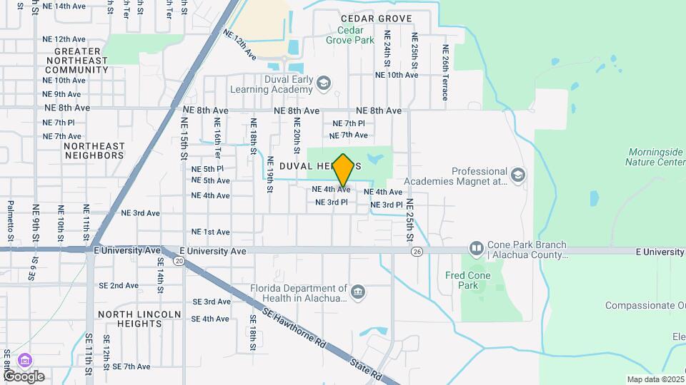 2115 NE 4th Ave Map and Location Details