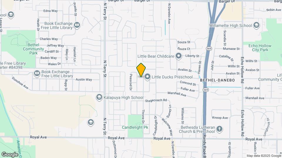 1182 Throne Dr Map and Location Details