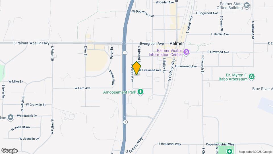 1021 S Lucas Way Map and Location Details