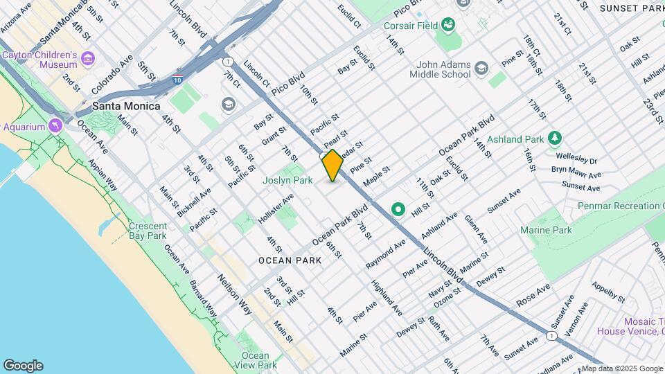 721 Pine St-Unit -A Map and Location Details