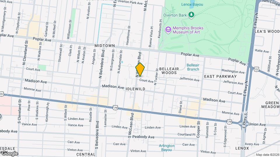 1860-1862 Court Ave Map and Location Details