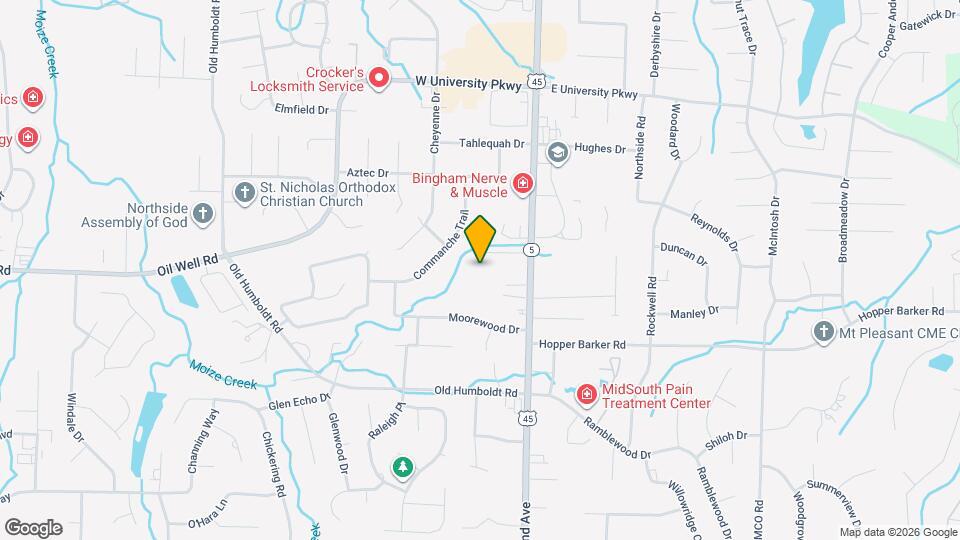 2963 N Highland Ave Map and Location Details