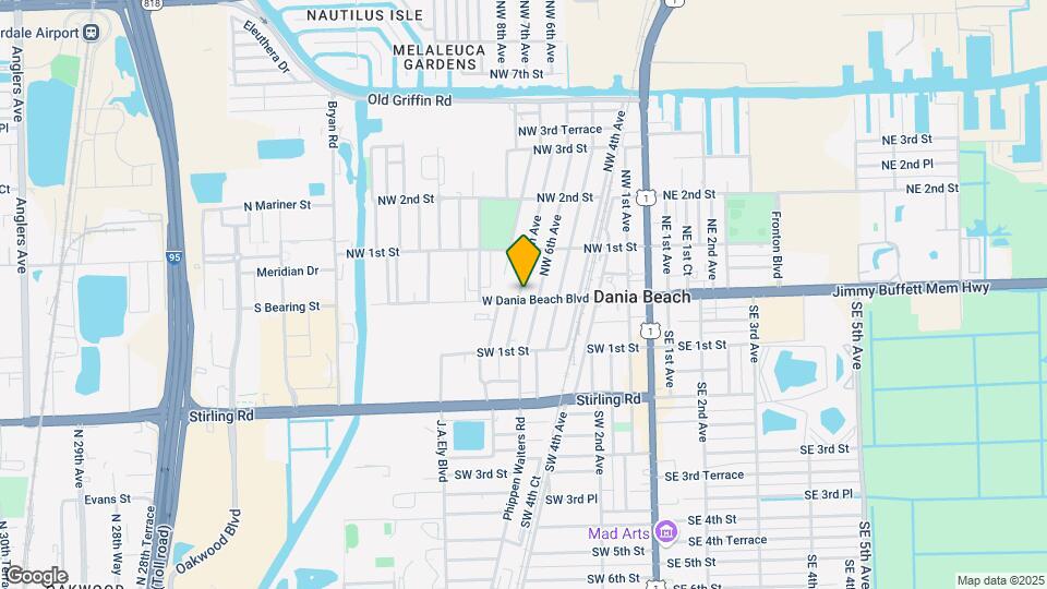 6 NW 7th Ave Map and Location Details