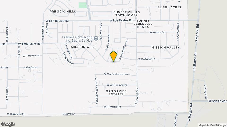 3101 W Calle De La Bajada Mapa y Detalles de la Ubicación