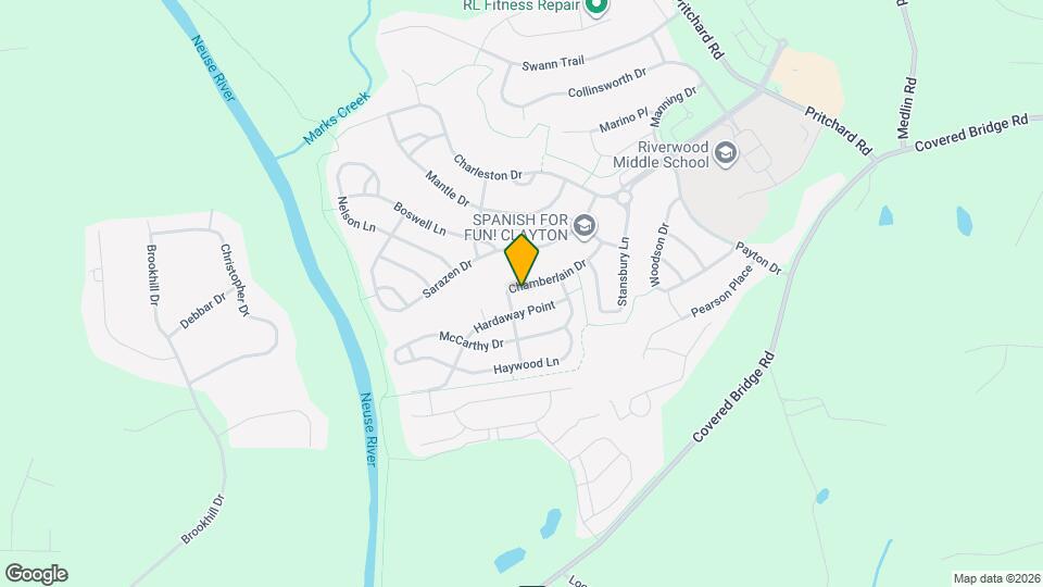 332 Chamberlain Dr Mapa y Detalles de la Ubicación