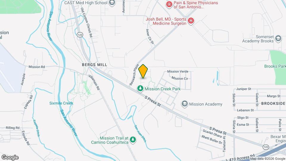 2007 Mission Cove Mapa y Detalles de la Ubicación