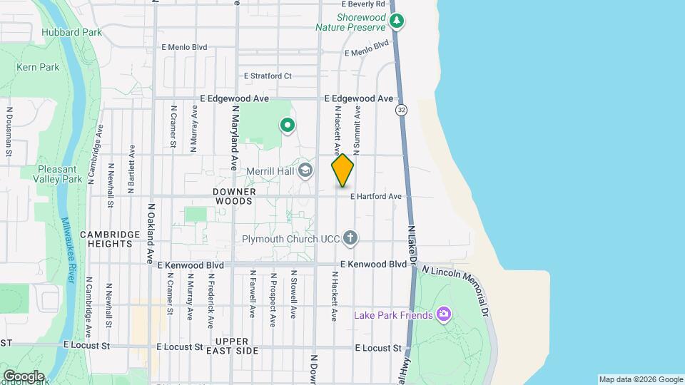 2704 E Hartford Ave Map and Location Details