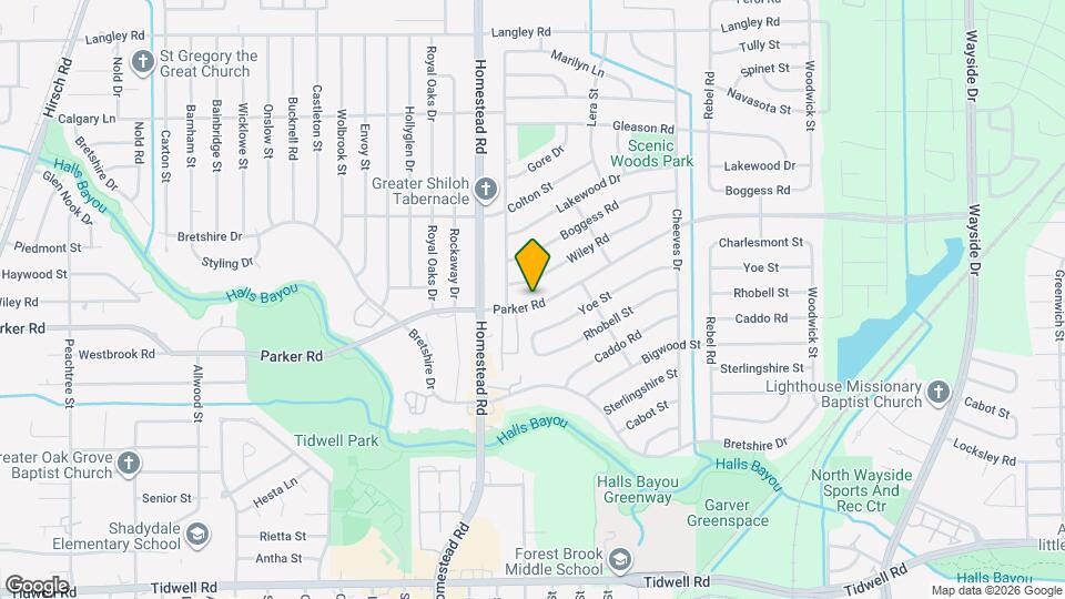 7217 Parker Rd Map and Location Details