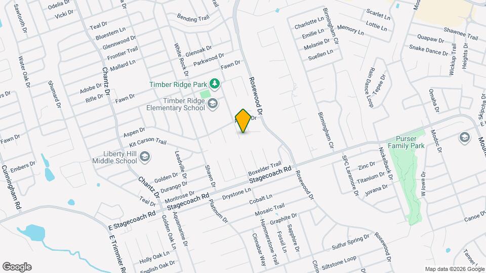 5608 Hunters Ridge Trail Map and Location Details