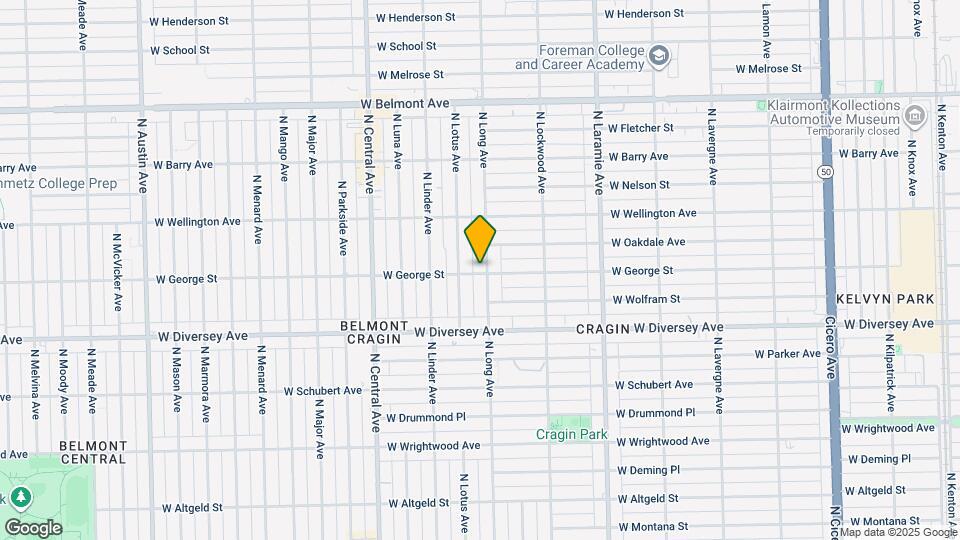 5402 W George St Mapa y Detalles de la Ubicación