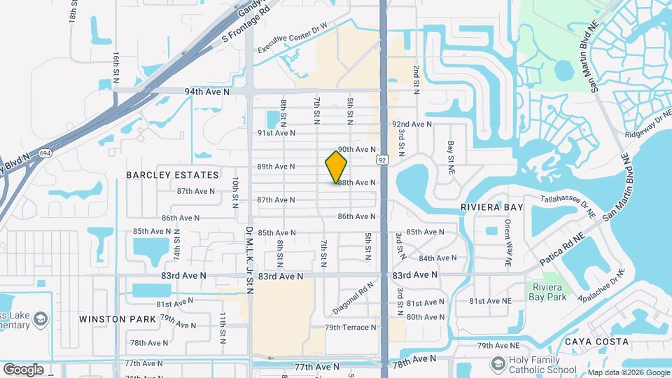 646 88th Ave N-Unit -1 Map and Location Details