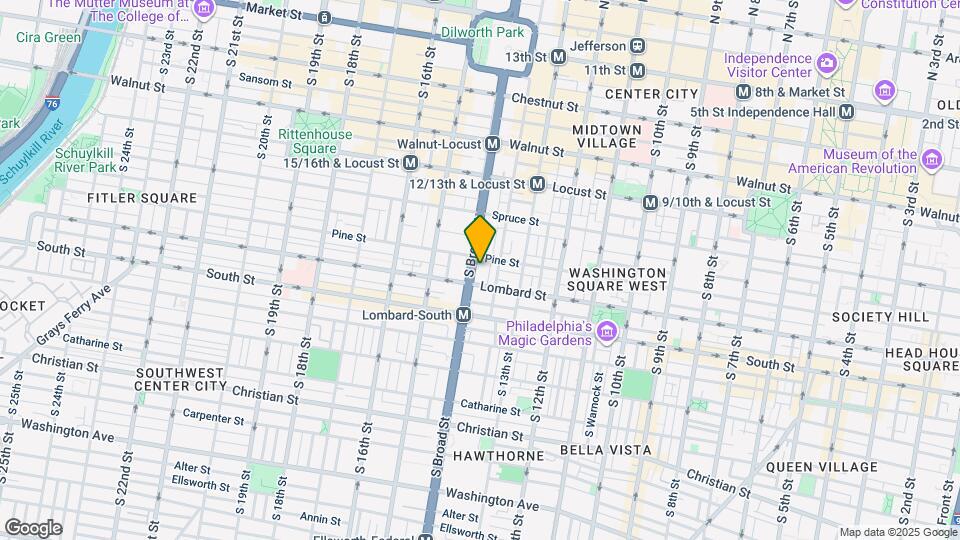 440 S Broad St Map and Location Details