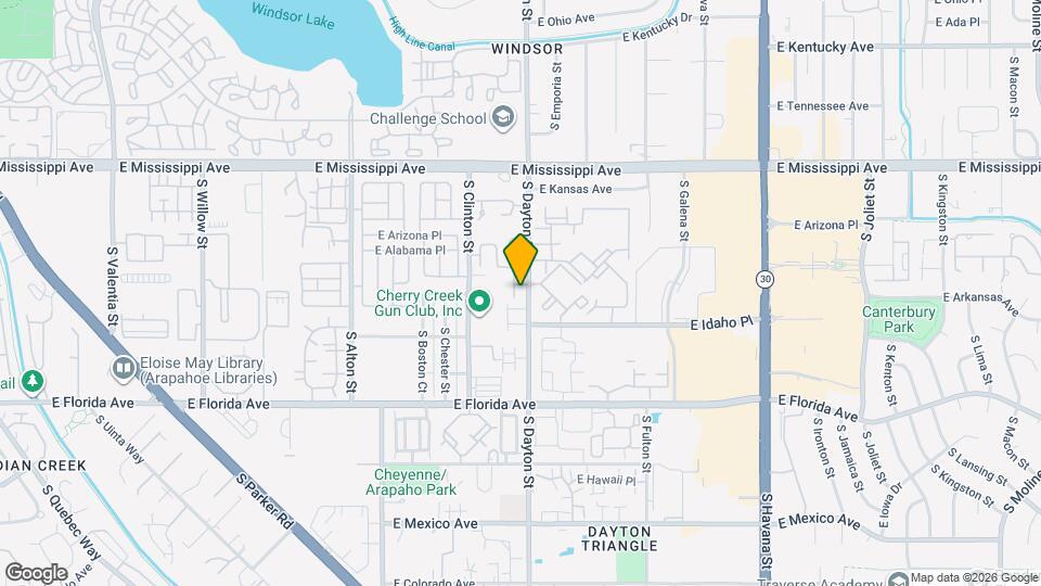 1287 S Dayton St Map and Location Details