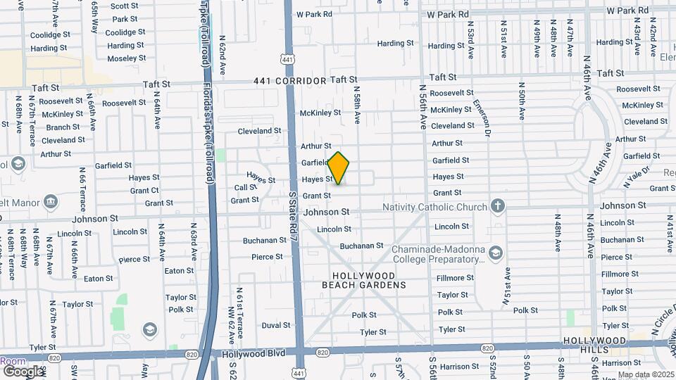 5829 Grant St Map and Location Details