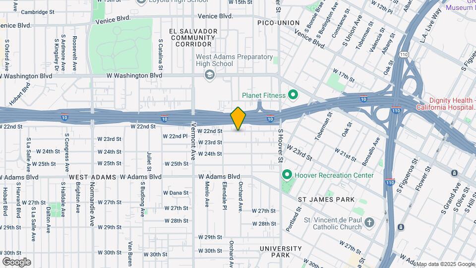 1334 W 22nd St Map and Location Details