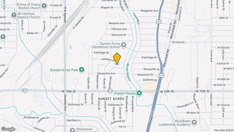 2920 Despot Rd Map and Location Details