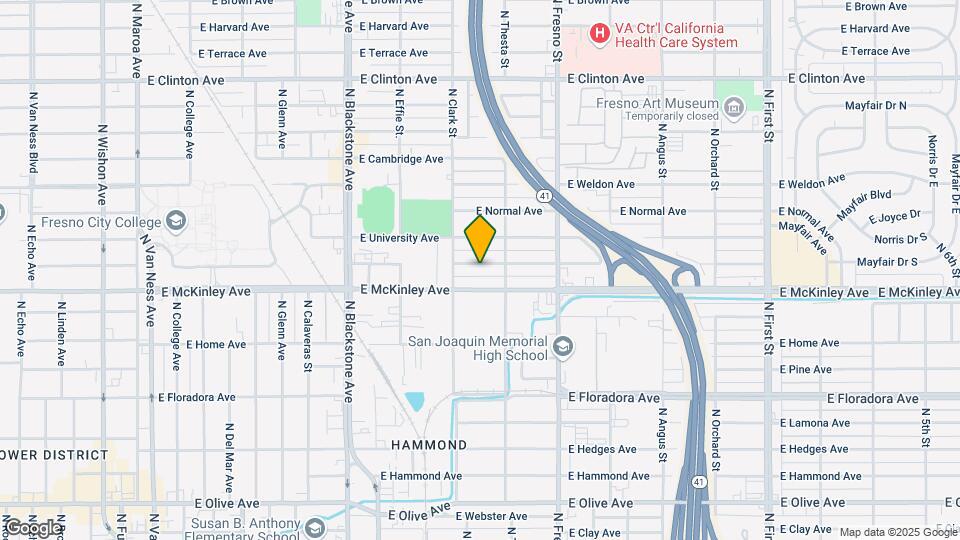 2202 E Peralta Way Map and Location Details