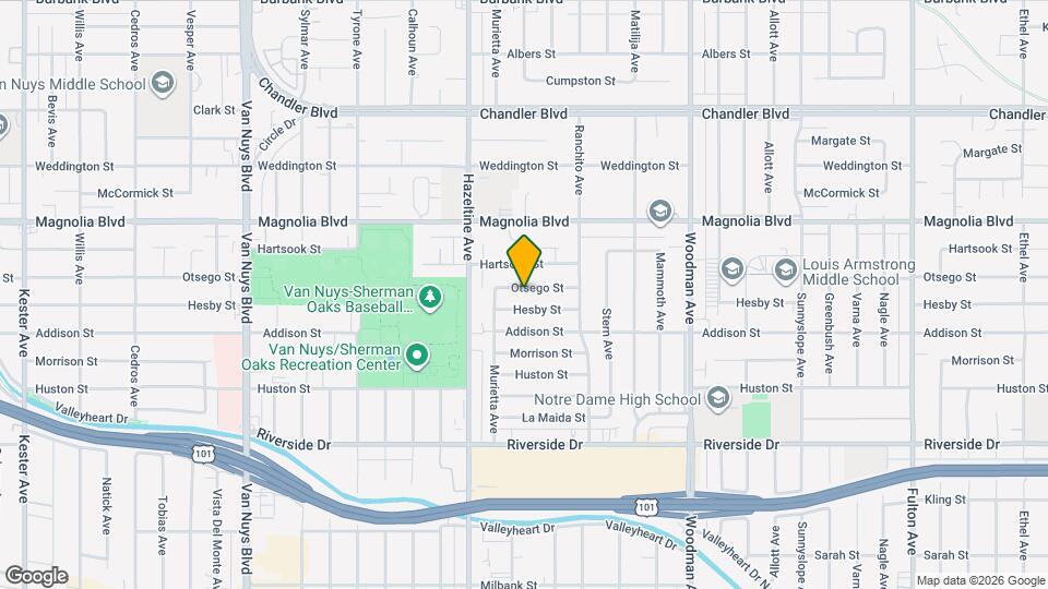 14000 Otsego St Map and Location Details