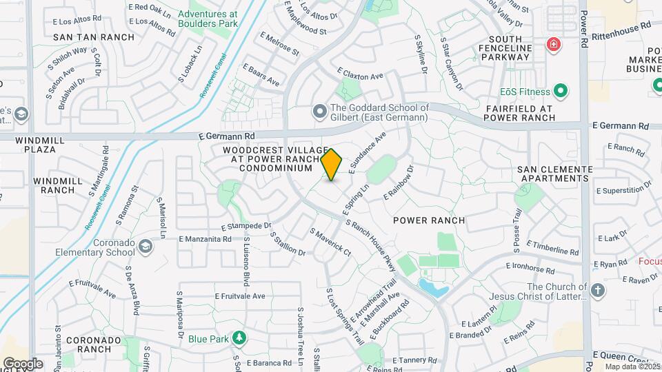 4160 S Splendor Ct Map and Location Details