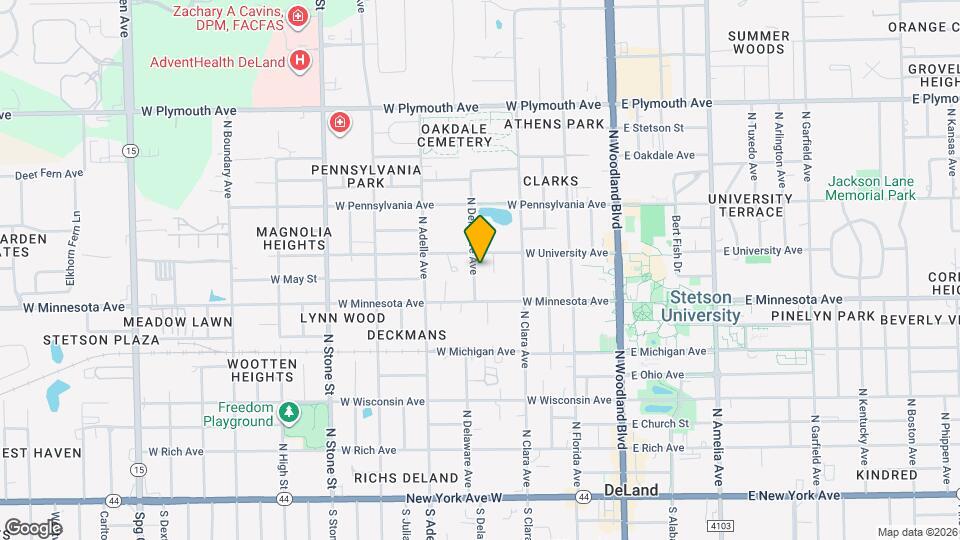 531 N Delaware Ave Map and Location Details