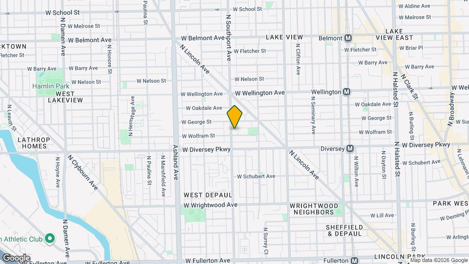 2837 N Southport Ave Map and Location Details