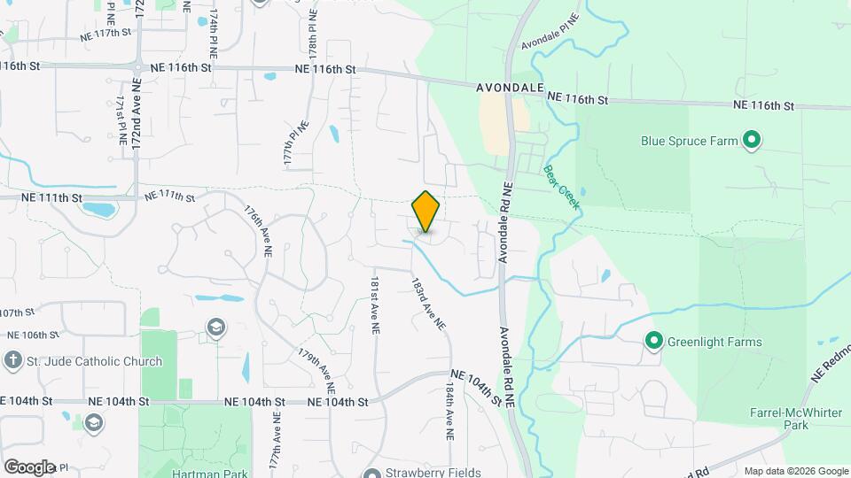 18200 NE 110th St, Unit 2009 Map and Location Details