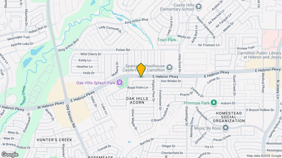 1313 Red Maple Dr Map and Location Details