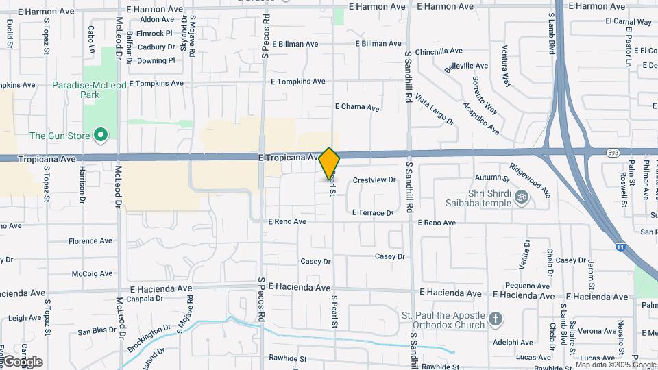 3619 Villa Knolls E Dr Map and Location Details
