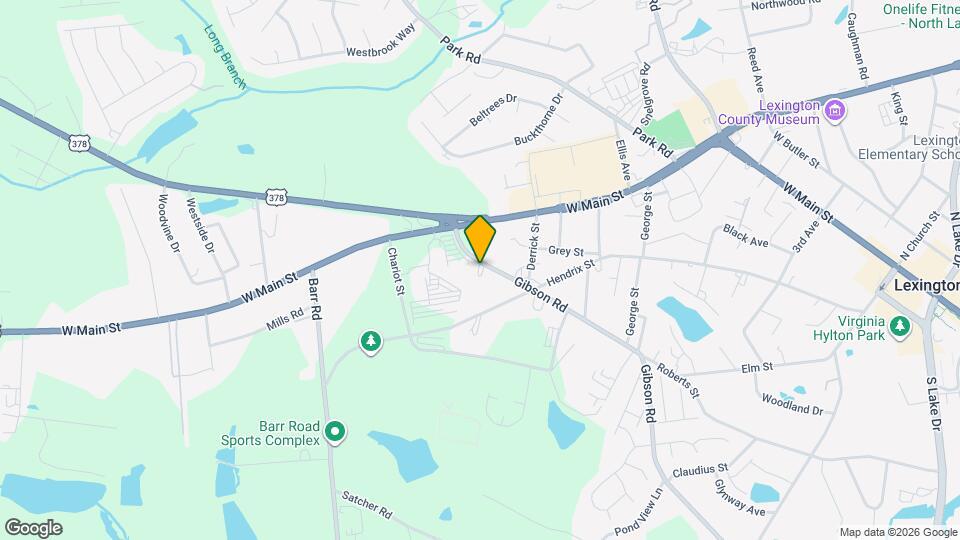 631 Gibson Rd Map and Location Details