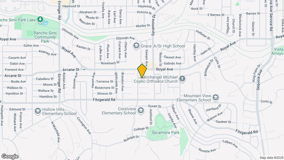 2433 Hansen Ct Map and Location Details