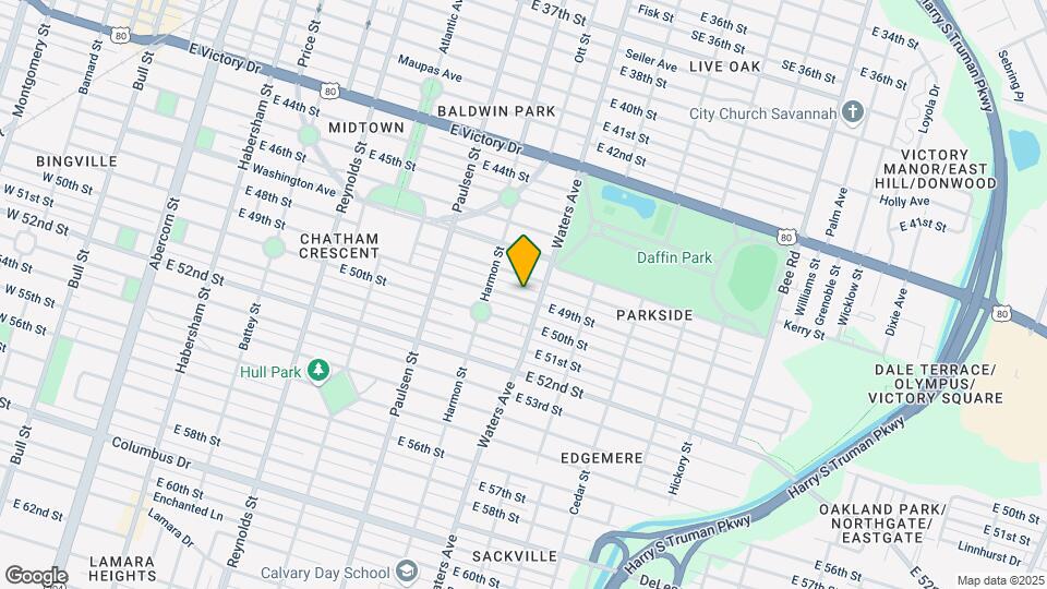 724 E 49th St Map and Location Details