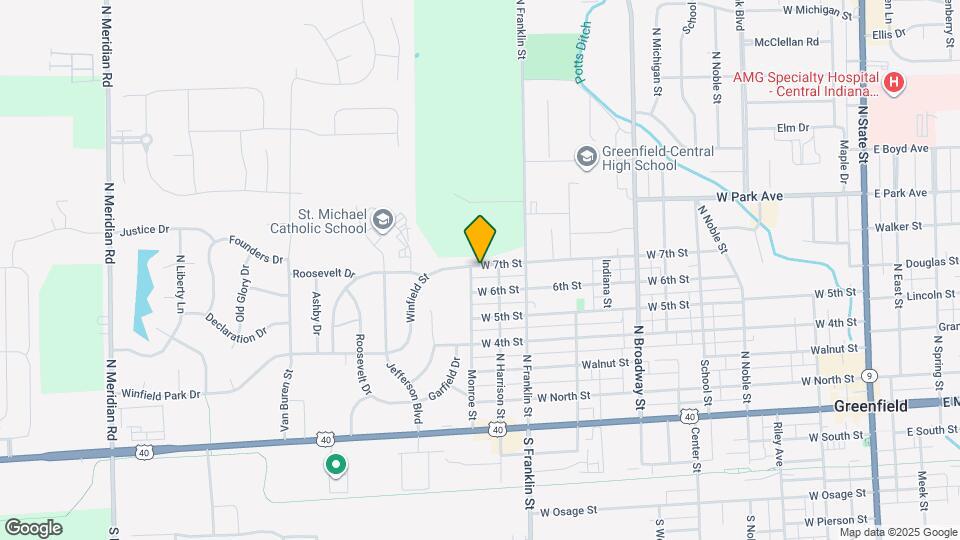 1115 W 7th St Map and Location Details