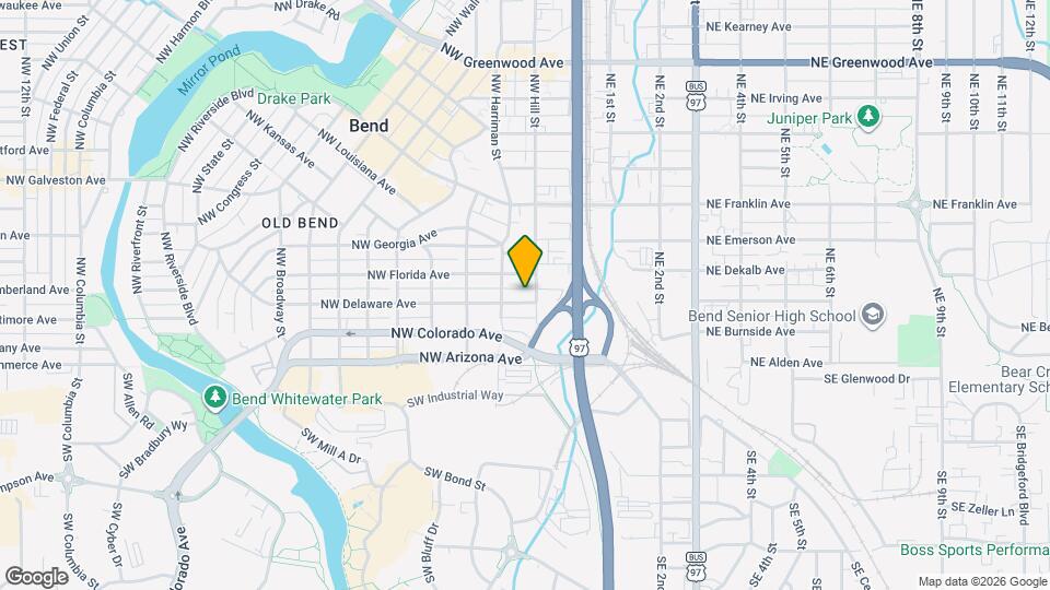 114 NW Delaware Ave, Unit B Map and Location Details